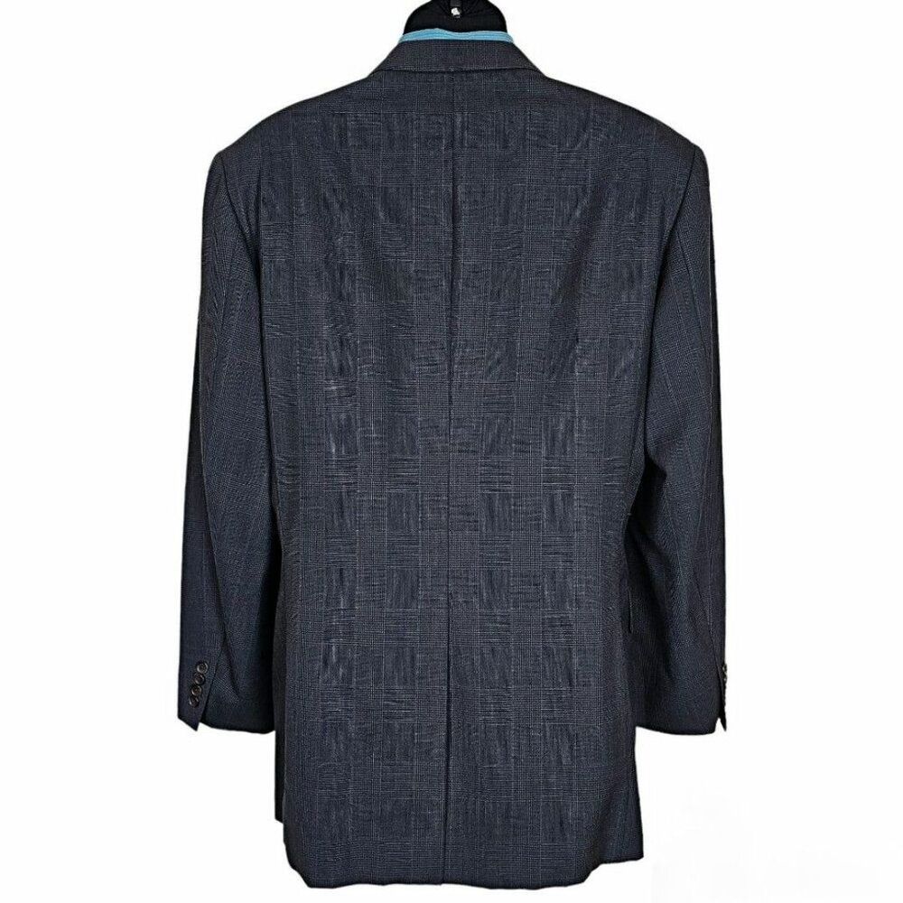 Vintage Polo University Club by Ralph Lauren Wool Suit Jacket Windowpane Size 40 - Picture 2 of 9